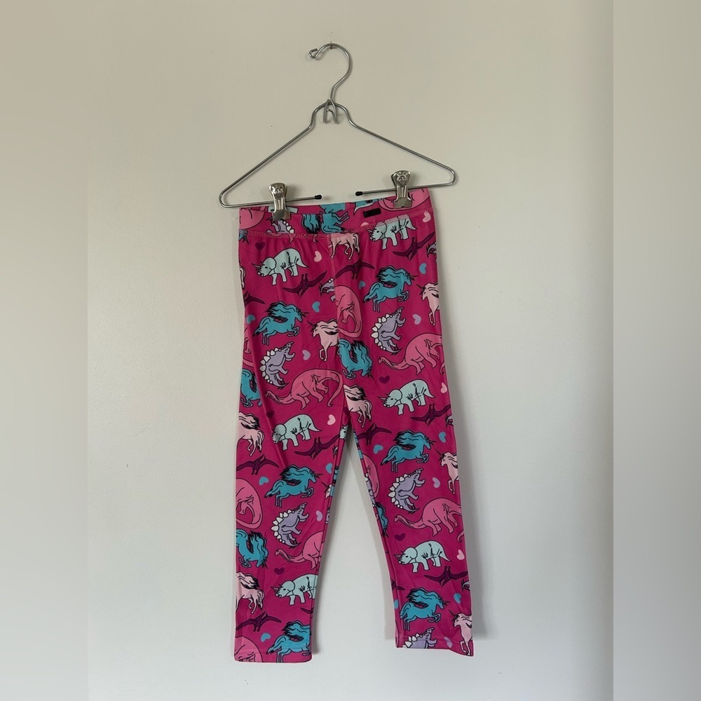 Kombi B3 Velvet Fleece Set Childrens Pink Unisaurus Kids Size Large (Age 6-7) - Picture 8 of 14